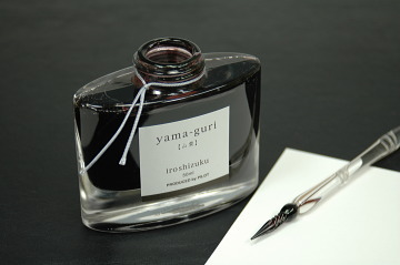 Pilot bottled ink 'iroshizuku yama-guri(Wild Chestnut)'
